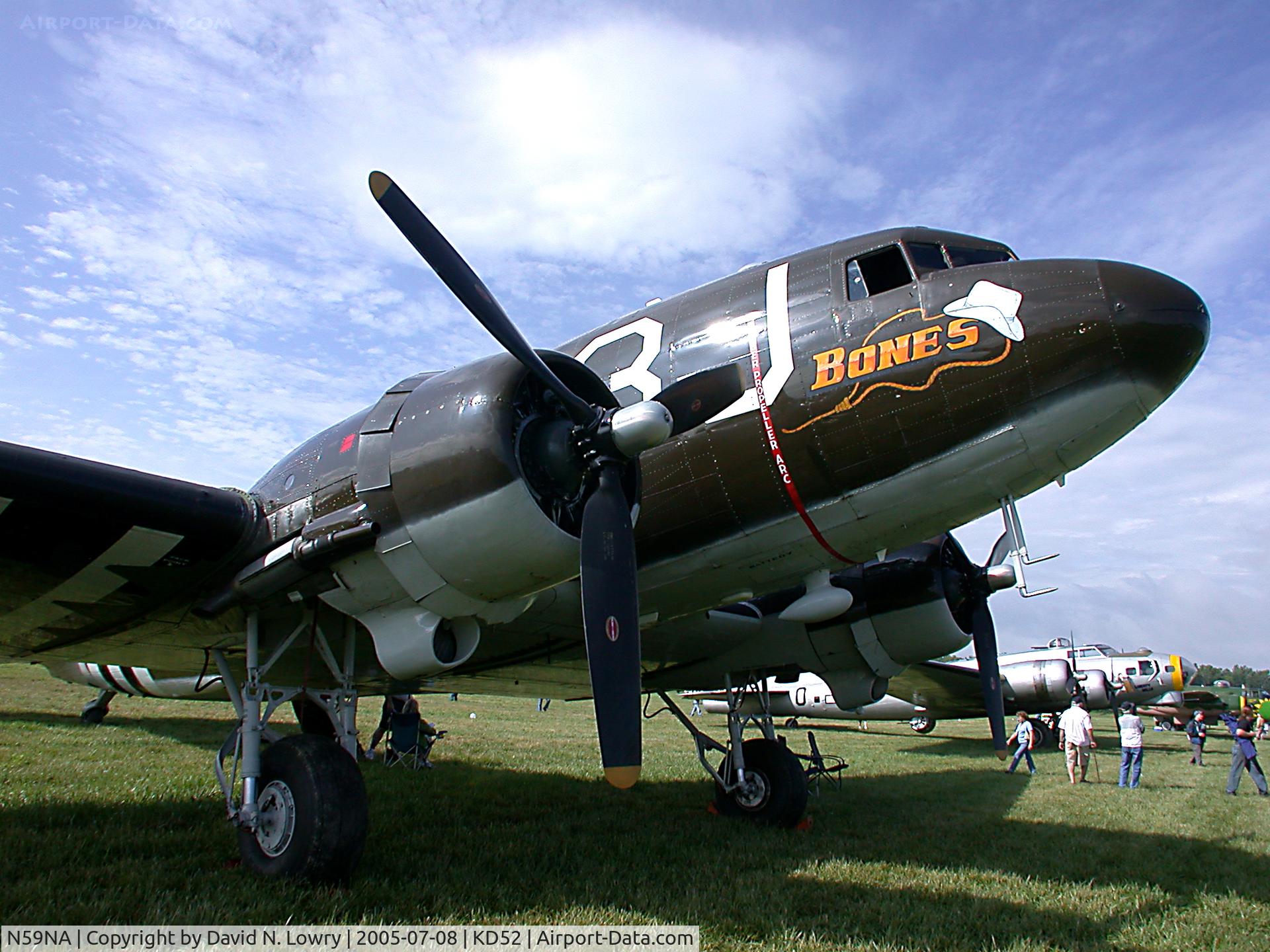 N59NA, 1942 Douglas C-47 Dakota 4 C/N 9043, N59SA AT KD52.