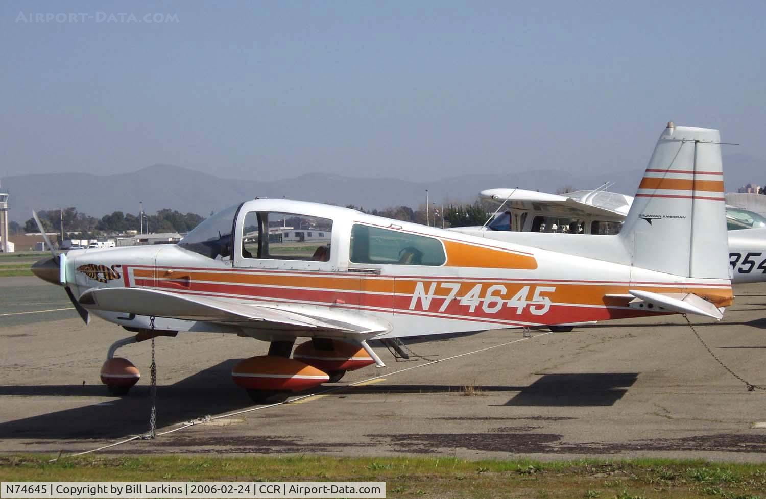 N74645, 1976 Grumman American AA-5B Tiger C/N AA5B-0317, Gulfstream Tiger