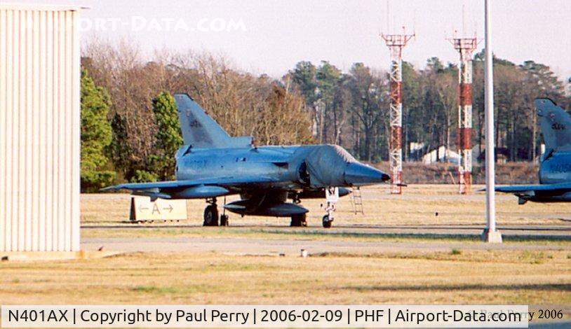 N401AX, 1980 Israel Aircraft Industries Kfir C.2 C/N 136, All covered up for the night