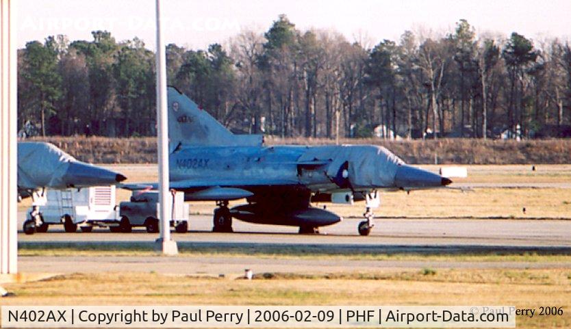 N402AX, 1980 Israel Aircraft Industries Kfir C.2 C/N 134, Parked on the far end of the tarmac with her sisters