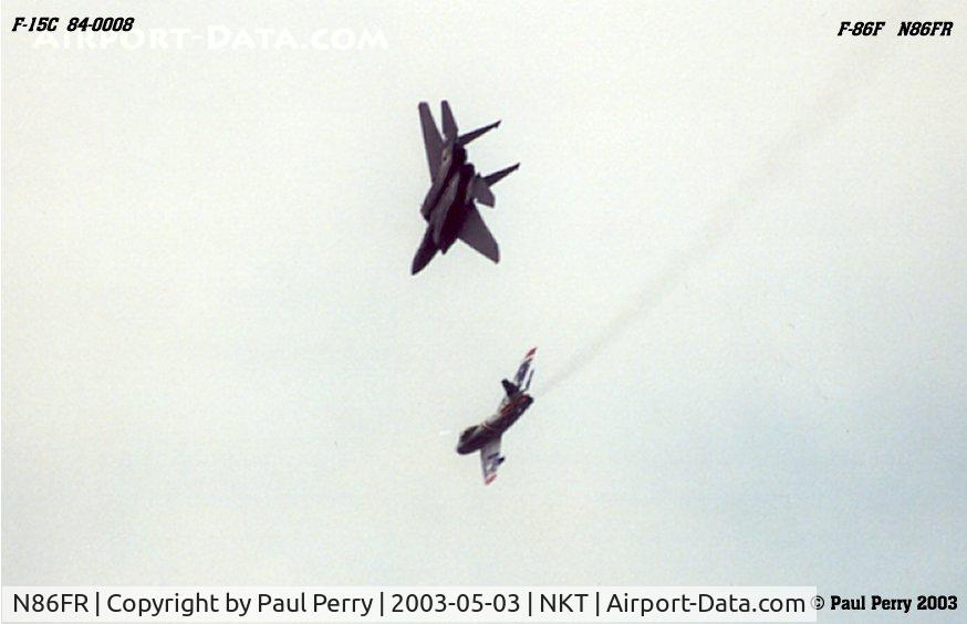 N86FR, 1952 North American F-86F Sabre C/N 191-655, The Heritage Break Pass