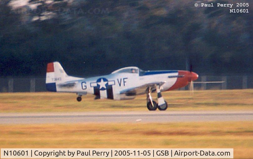N10601, 1944 North American P-51D Mustang C/N 122-40383, The Dixie Wings 
