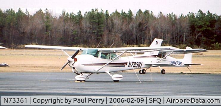N73361, 1976 Cessna 172M C/N 17267400, Another clean Cessna on the apron at Suffolk