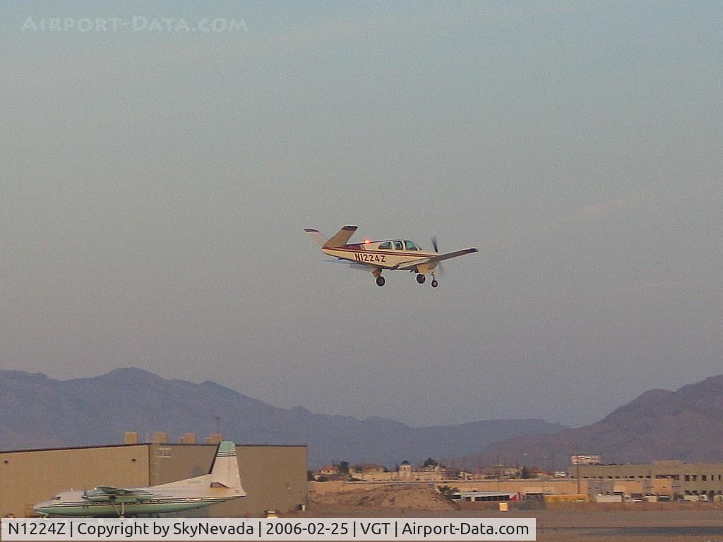 N1224Z, 1961 Beech N35 Bonanza C/N D-6690, Alomst down