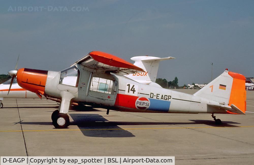 D-EAGP, 1958 Dornier Do-27B-1 C/N 206, Parking on main tarmac