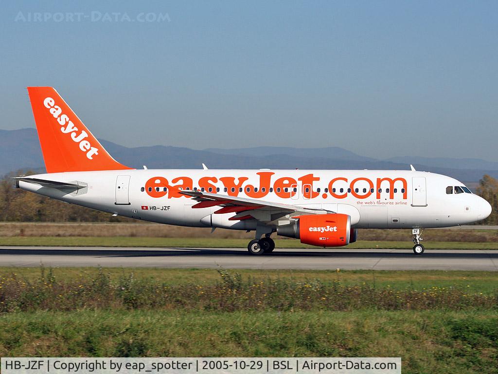 HB-JZF, 2004 Airbus A319-111 C/N 2184, Departing on Runway 16