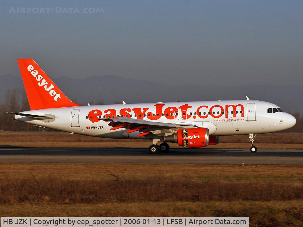 HB-JZK, 2004 Airbus A319-111 C/N 2319, Landing on Runway 16