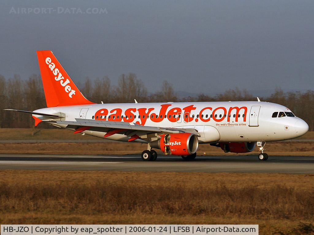 HB-JZO, 2005 Airbus A319-111 C/N 2398, Landing on Runway 16