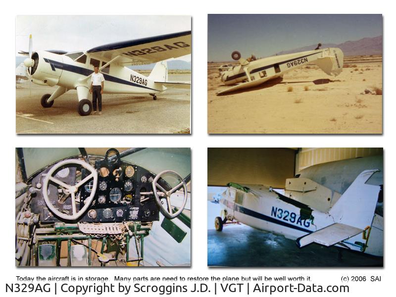 N329AG, 1946 Stinson V77 Reliant C/N 77-57, Currently looking for part to restore the aircraft