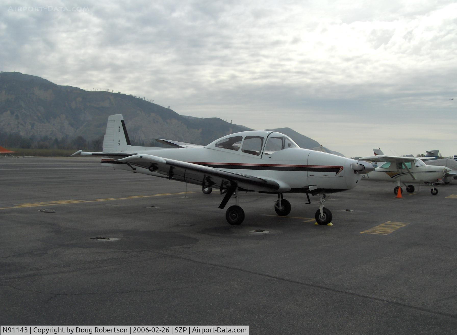 N91143, 1946 North American Navion C/N NAV-4-36, 1946 North American NAVION, Continental E-185-3 205 Hp