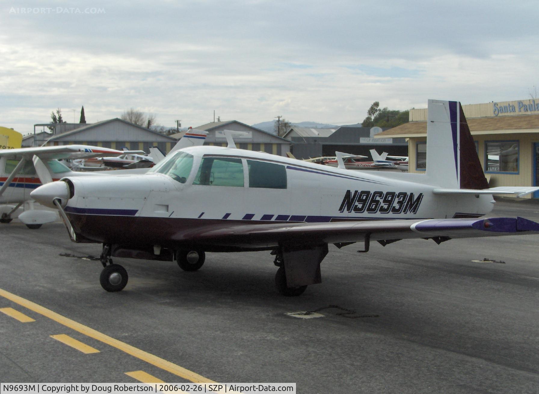 N9693M, 1967 Mooney M20C Ranger C/N 670029, 1967 Mooney M20C RANGER, Lycoming O&OV-360 180 Hp