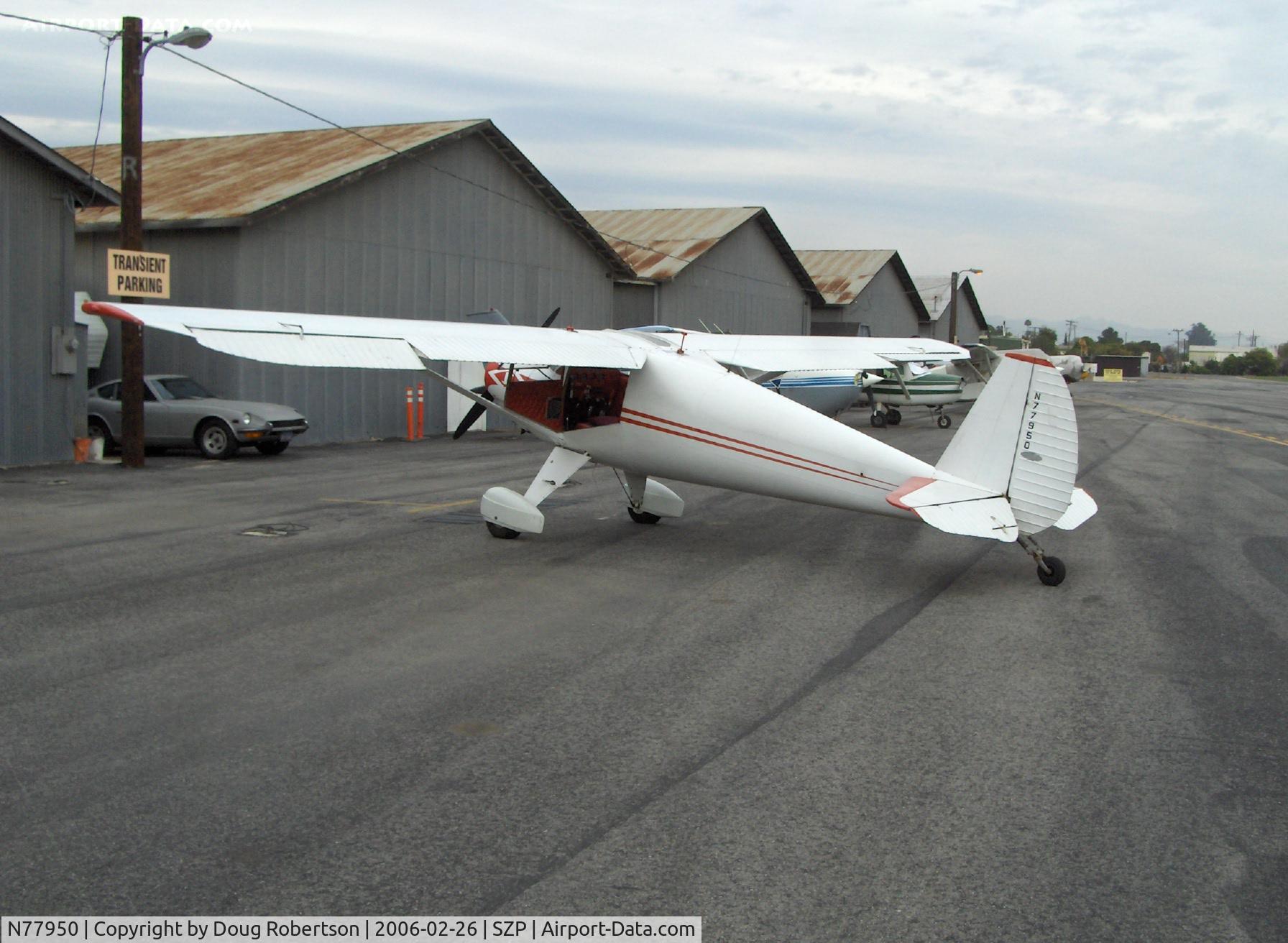 N77950, 1946 Luscombe 8A C/N 3677, 1946 Luscombe 8A, Continental A&C65 65 Hp