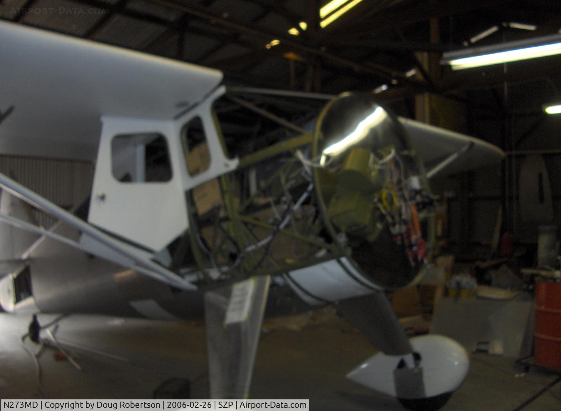 N273MD, 2008 Dickenson Howard DGA-21 (Replicate) C/N 001, Dickenson Howard DGA-21, firewall