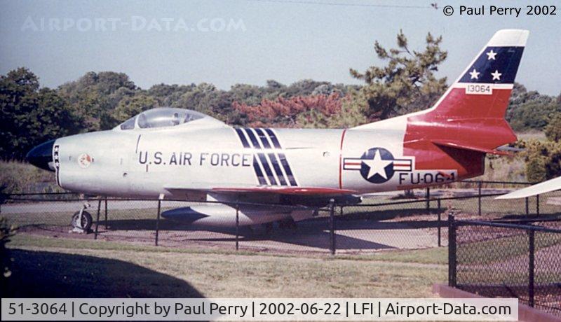51-3064, 1951 North American F-86L Sabre C/N 177-121, F-86L, sitting amongst other legends in the Langley Air Park