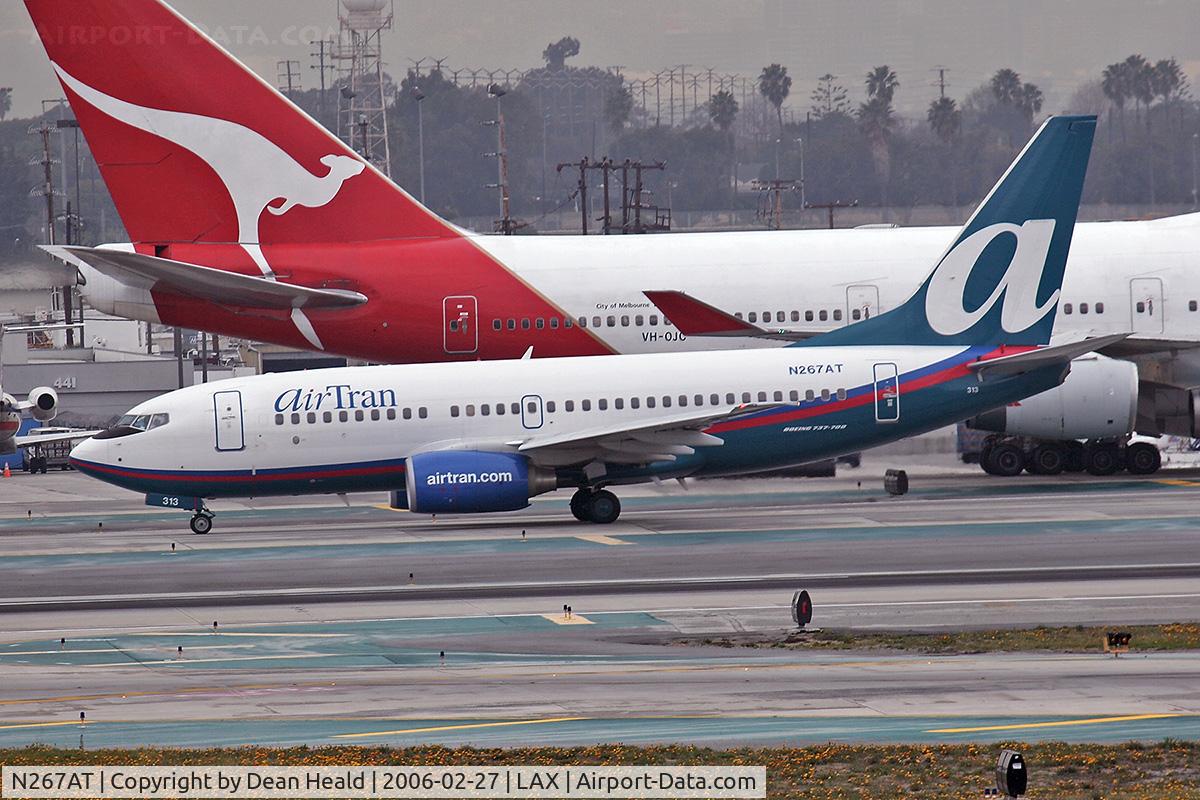 N267AT, 2005 Boeing 737-7BD C/N 33919, AirTran N267AT taxiing to RWY 7L for departure.