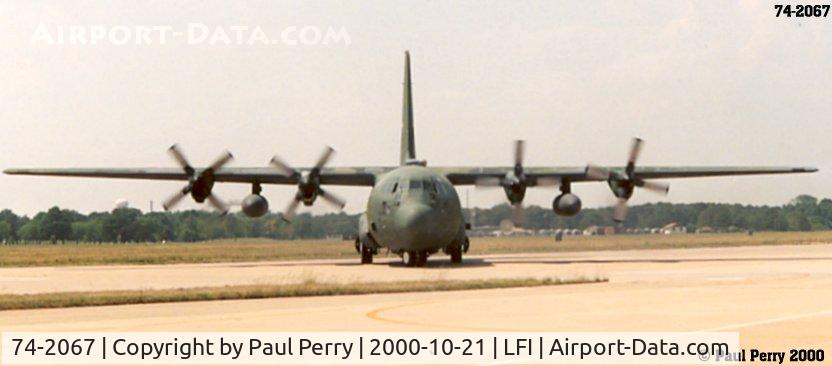 74-2067, 1974 Lockheed C-130H Hercules C/N 382-4678, This Herc was still wearing the Europe I wrap-around