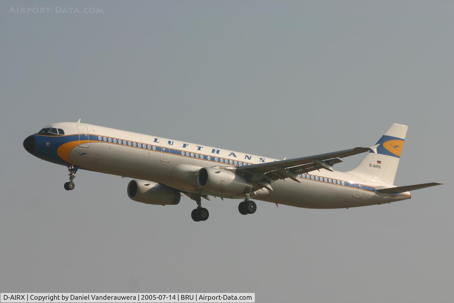D-AIRX, 1998 Airbus A321-131 C/N 0887, LH A321 with special painting