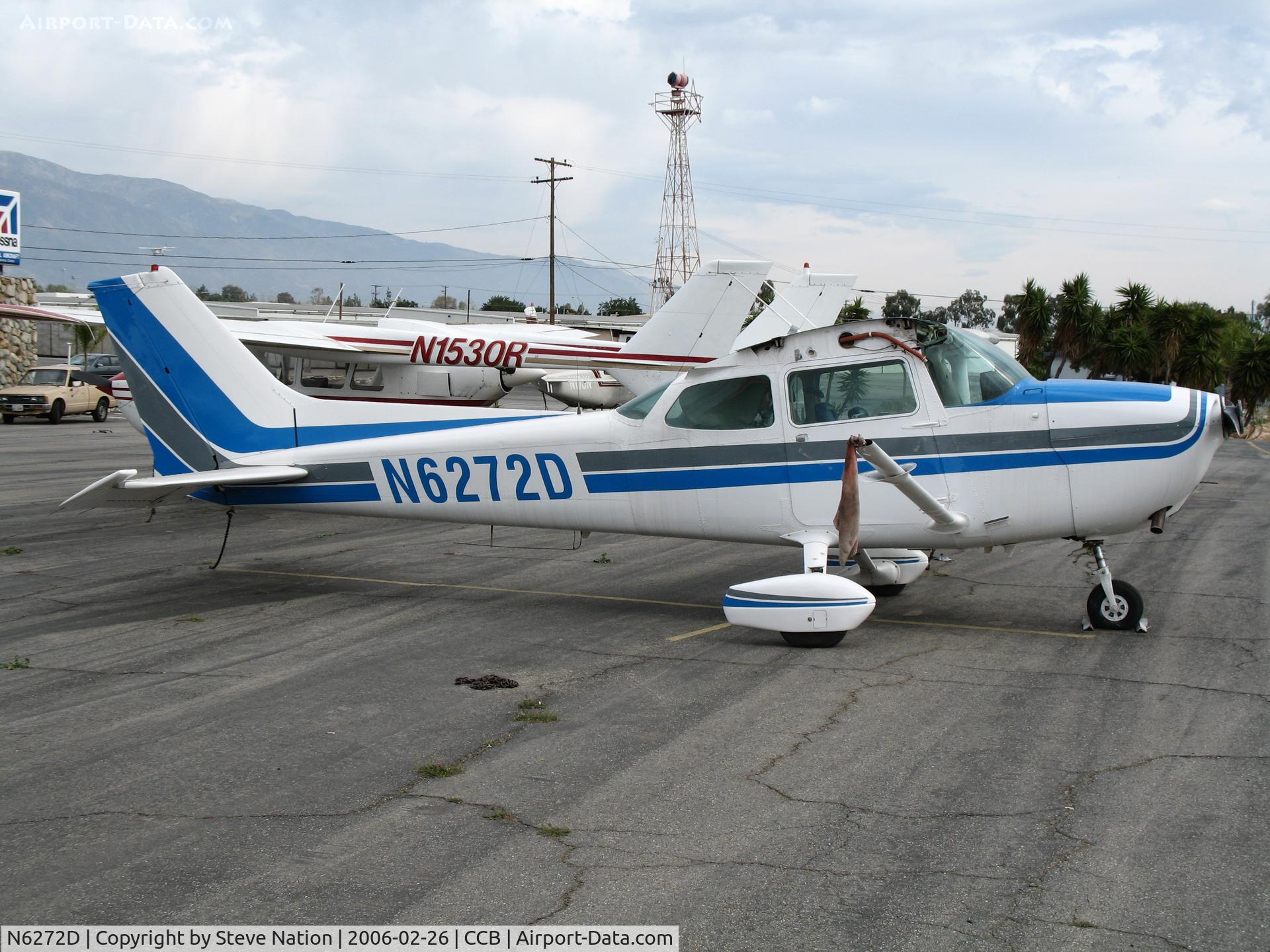 N6272D, 1979 Cessna 172N C/N 17272683, 1979 Cessna 172N at Upland, CA (starboard side; minus wing)