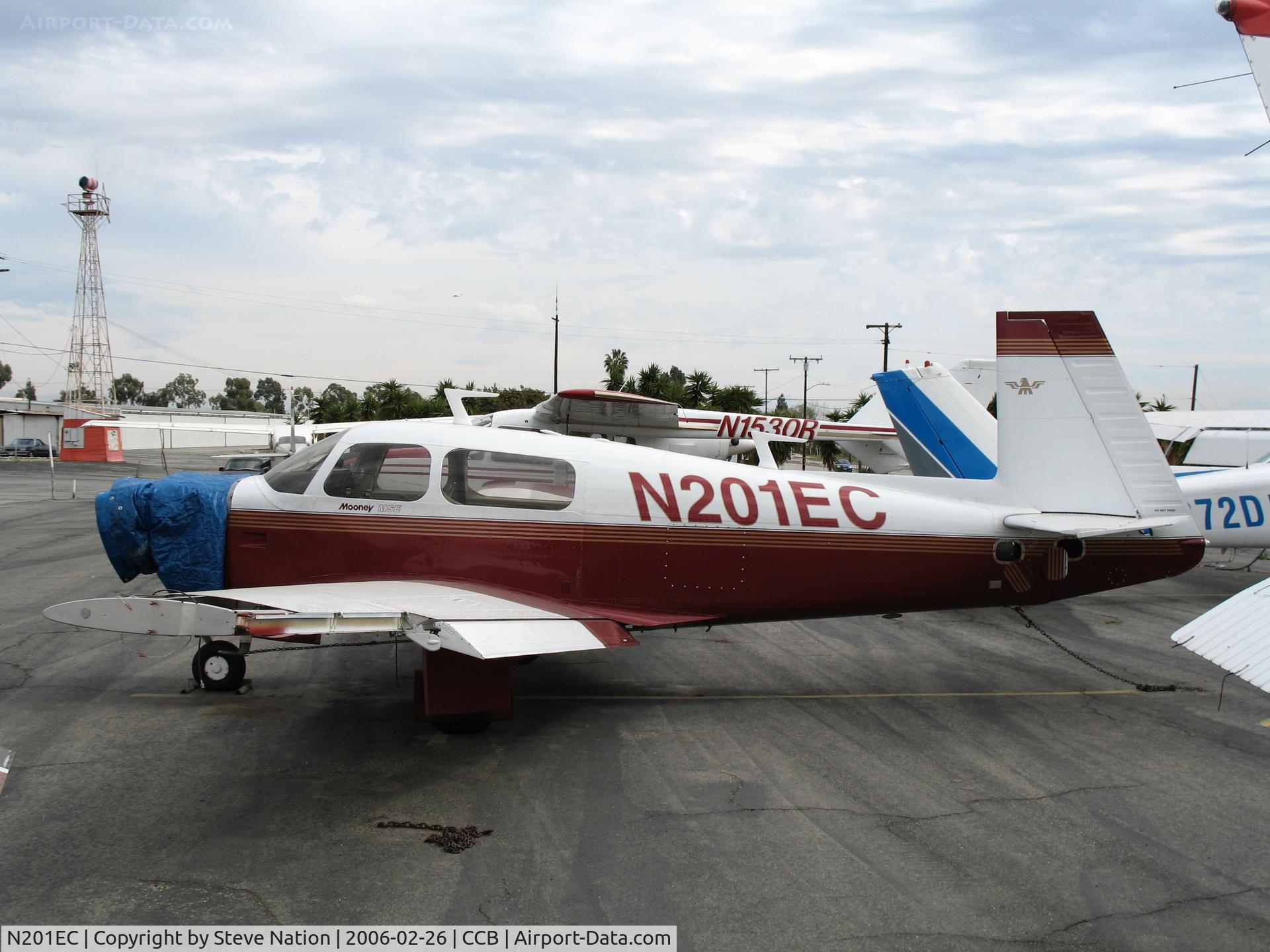 N201EC, 1978 Mooney M20J 201 C/N 24-0635, 1978 Mooney M20J at Upland, CA (minus engine)