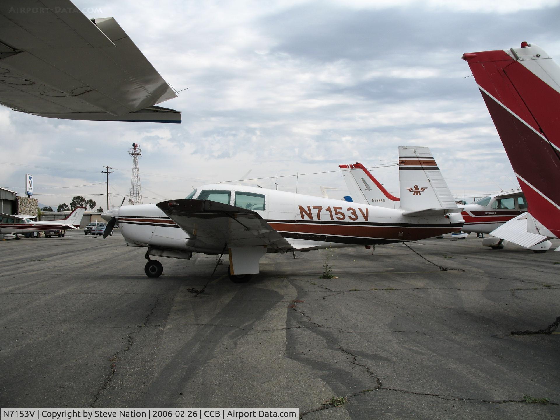 N7153V, 1974 Mooney M20C Ranger C/N 20-0040, 1974 Mooney M20C at Upland, CA