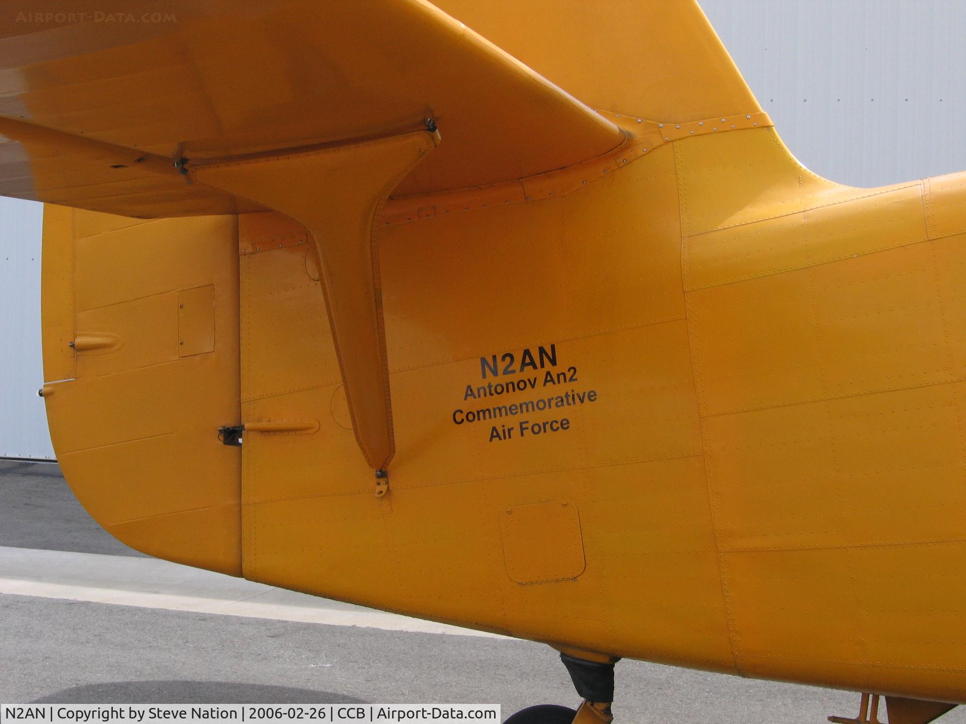 N2AN, 1984 Antonov An-2 C/N 43798, Commemorative Air Force 1984 Antonov AN-2 at Upland, CA