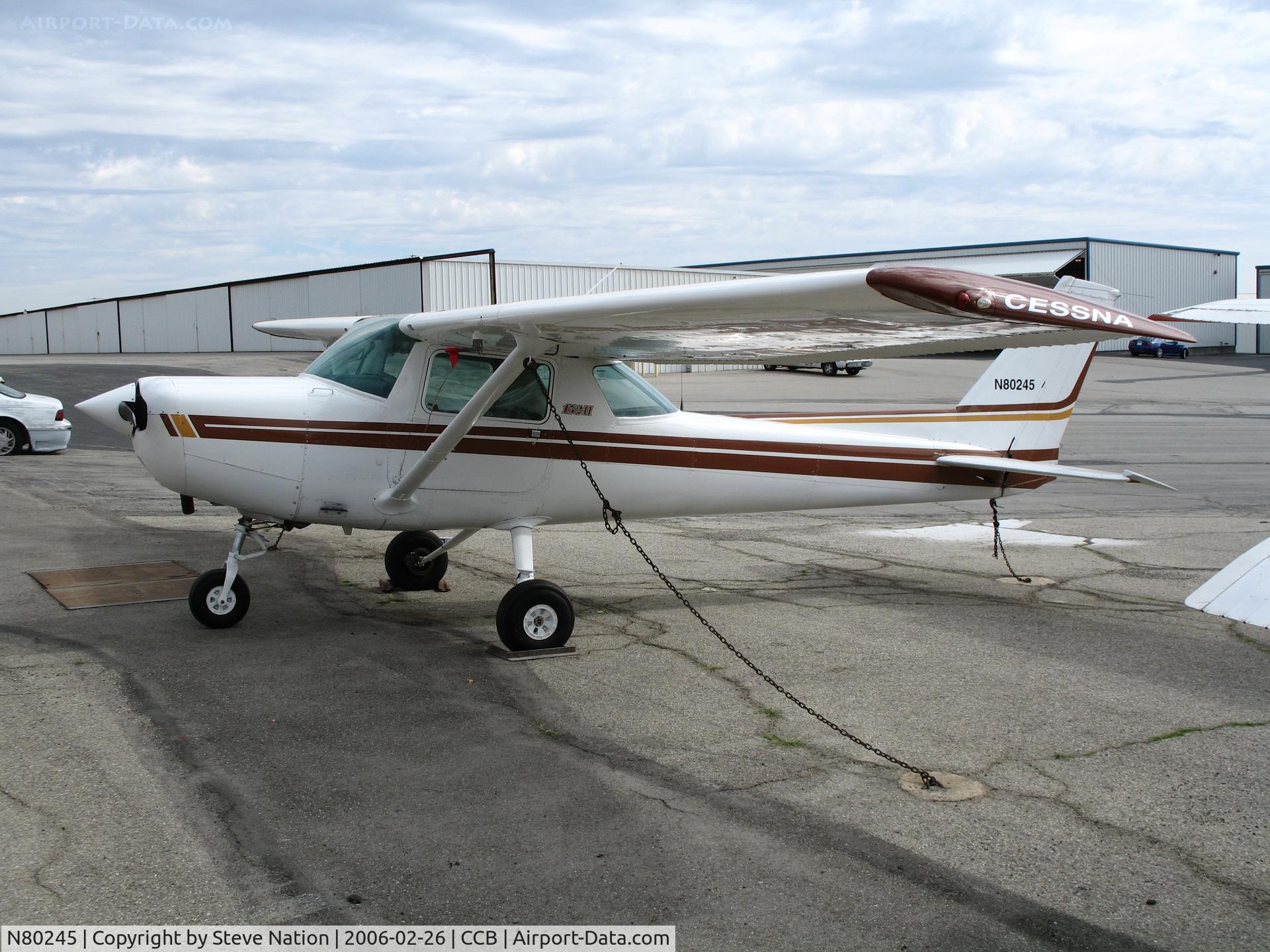 N80245, 1981 Cessna 152 C/N 15285359, 1981 Cessna 152 at Upland, CA