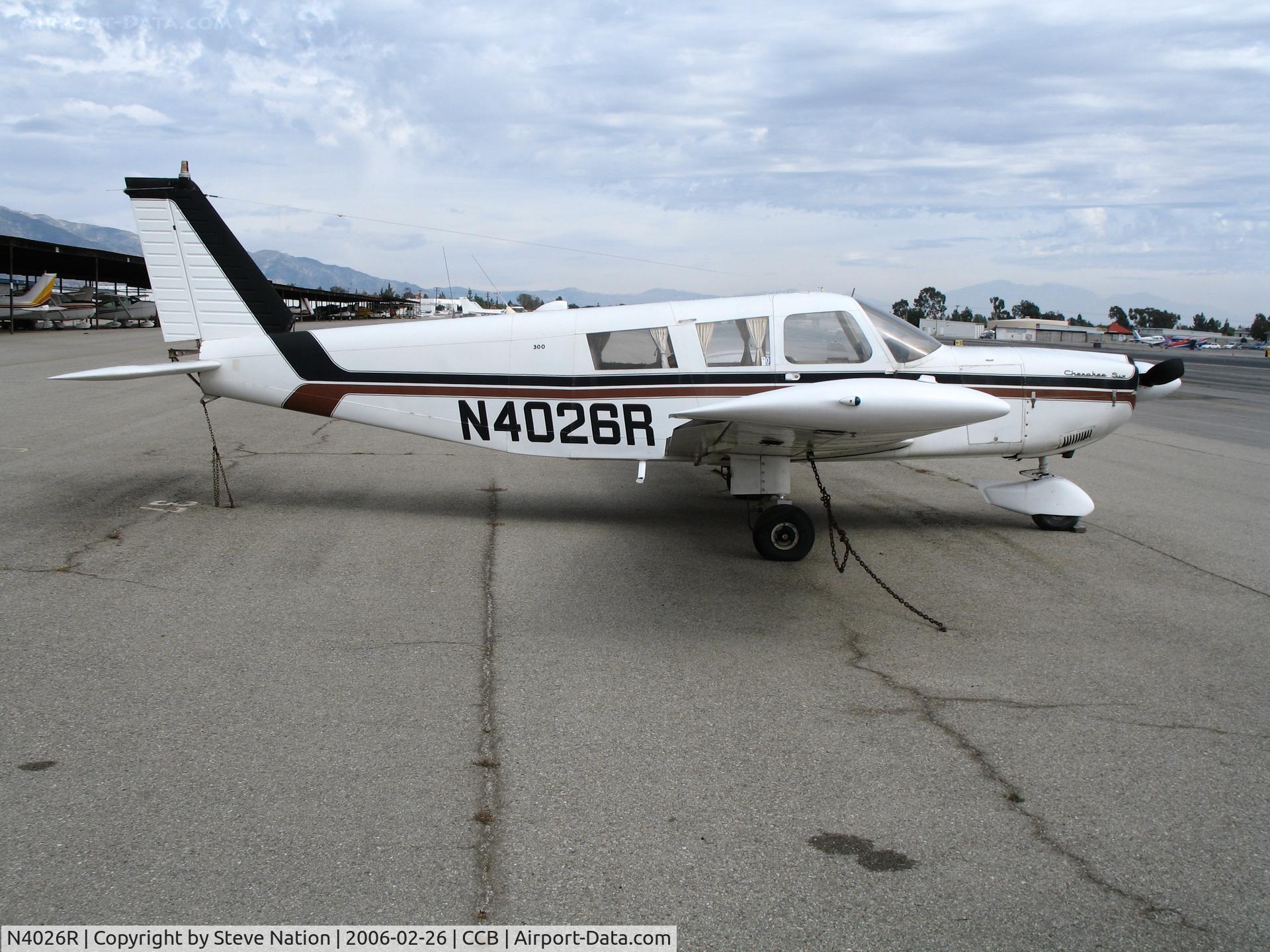 N4026R, 1967 Piper PA-32-300 Cherokee Six C/N 32-40322, 1967 Piper PA-32-300 at Upland, CA