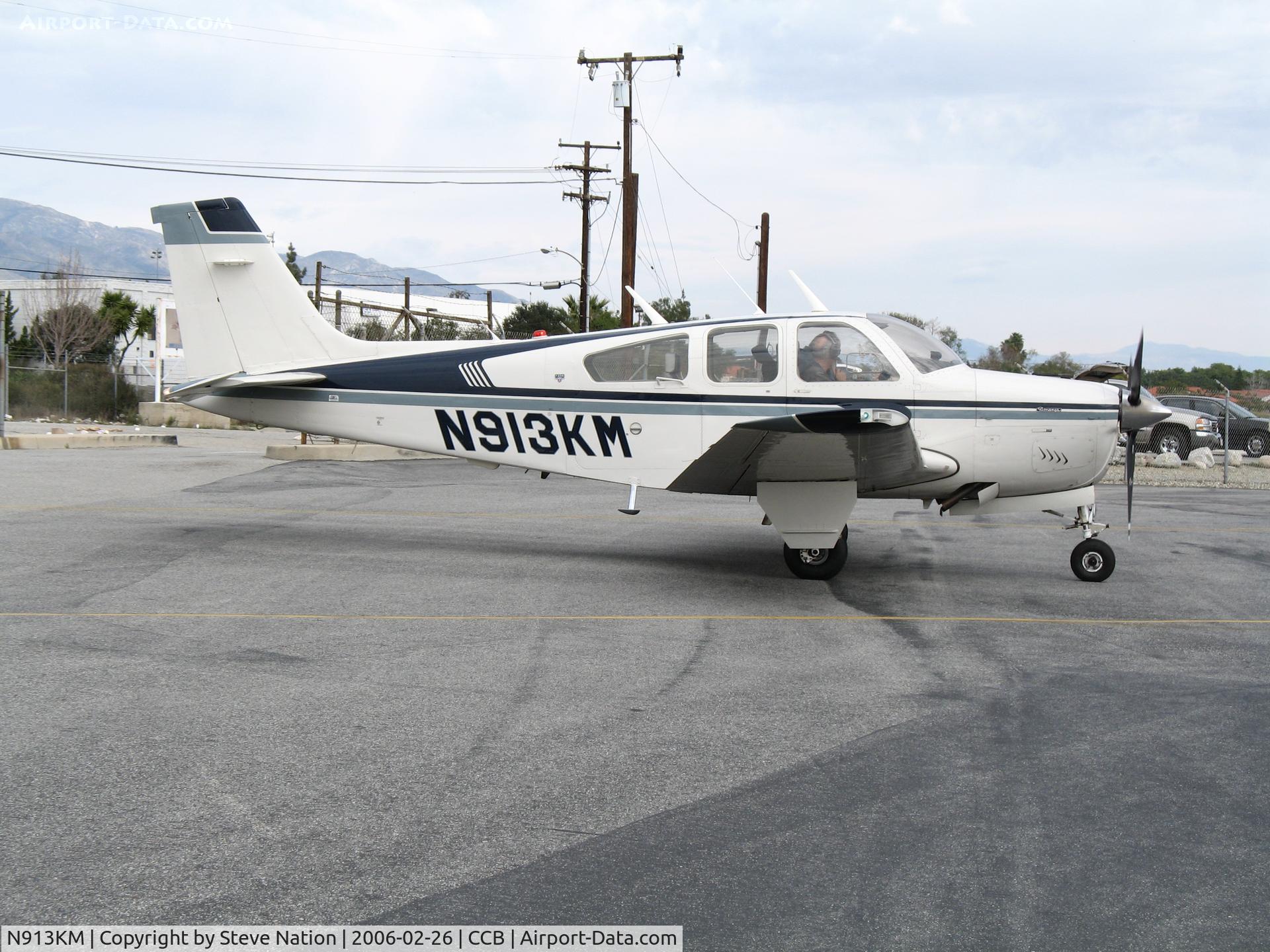 N913KM, 1979 Beech F33A Bonanza C/N CE-892, 1979 Beech F33A Bonanza at Upland, CA