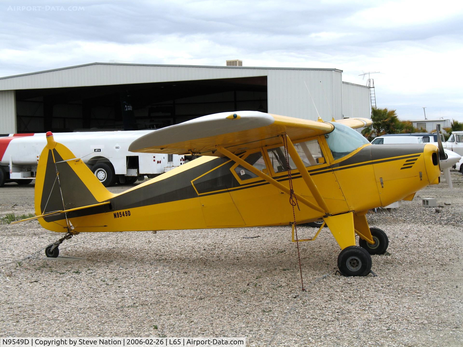 N9549D, 1958 Piper PA-22 C/N 22-6466, 1958 Piper PA-22 at Perris Valley, CA