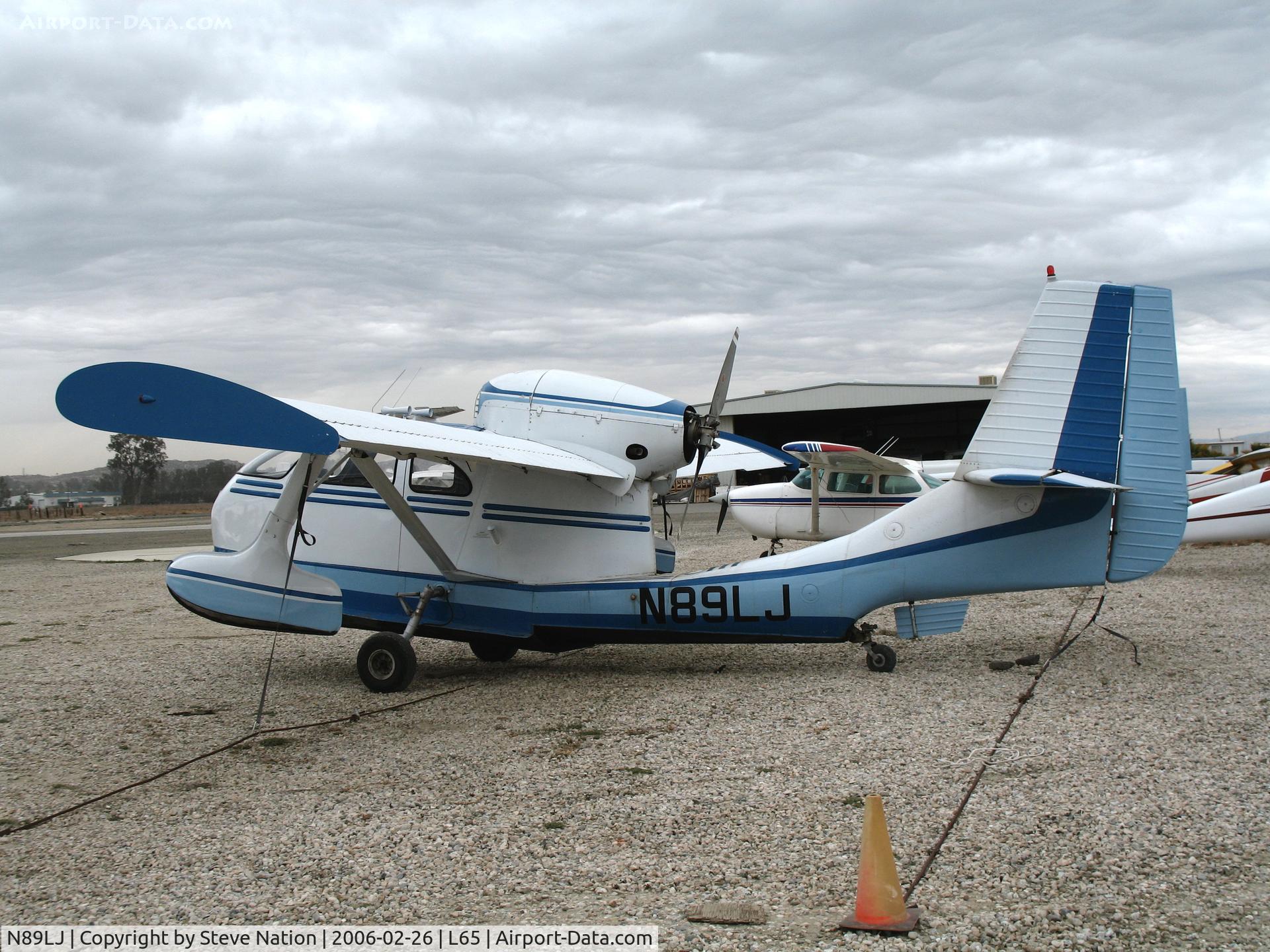 N89LJ, 1947 Republic RC-3 Seabee C/N 371, 1947 Republic RC-3 Seabee at Perris Valley, CA