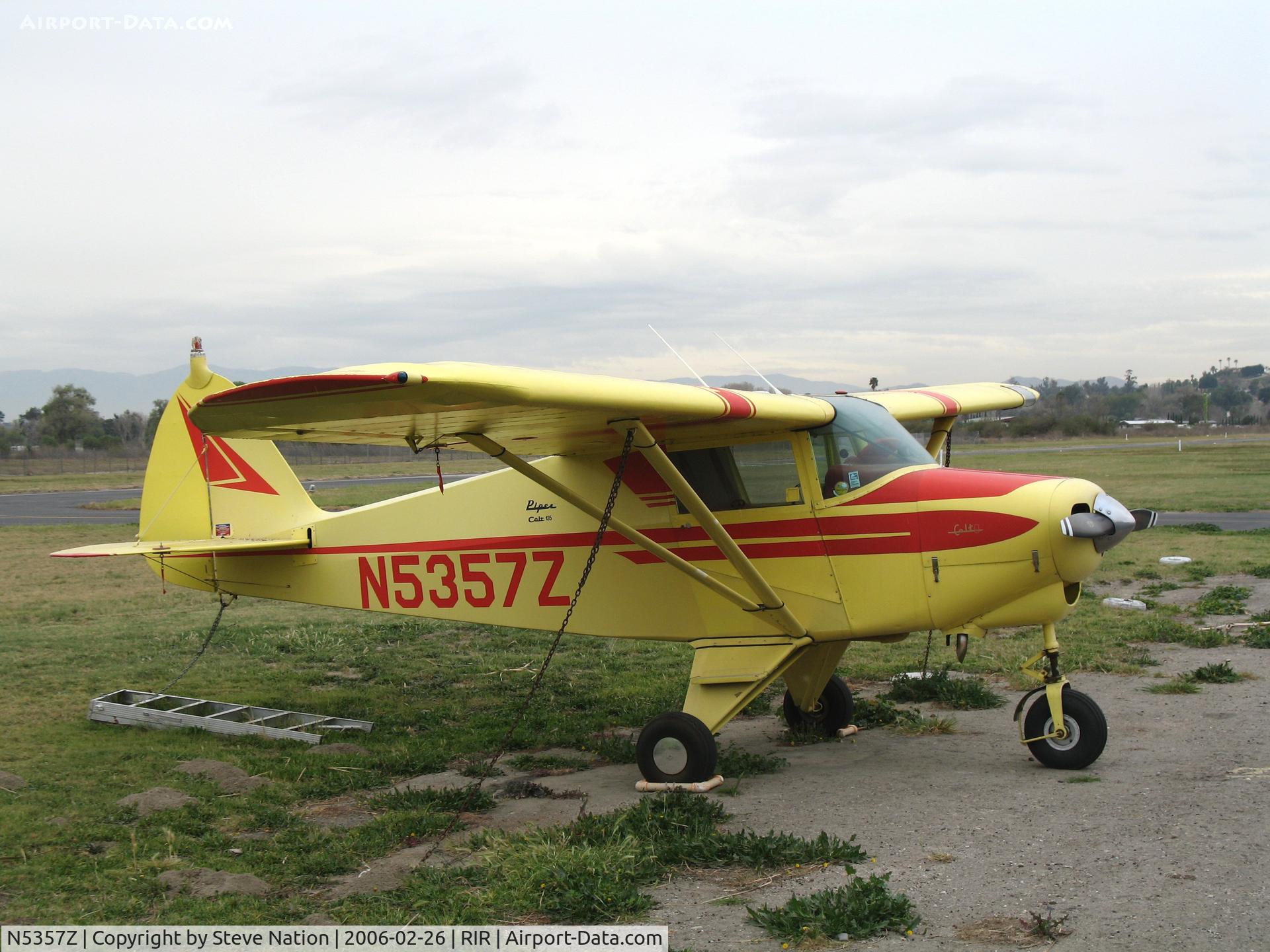 N5357Z, 1961 Piper PA-22-108 Colt C/N 22-9083, 1961 Piper PA-22-108 Colt at Flabob Airport, CA