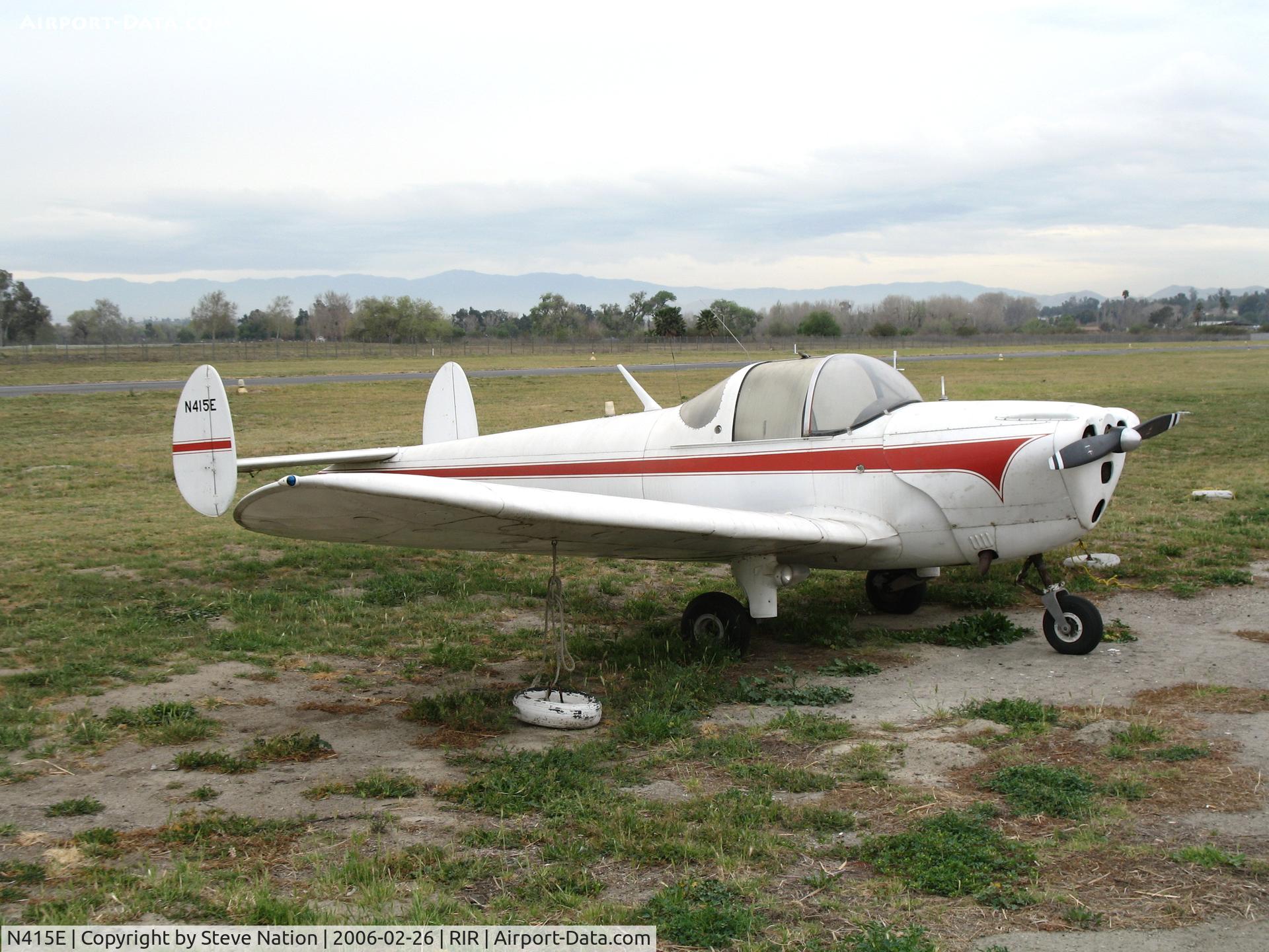 N415E, 1946 Erco 415E Ercoupe C/N 3929, 1946 Ercoupe 4-15-E at Flabob Airport, CA