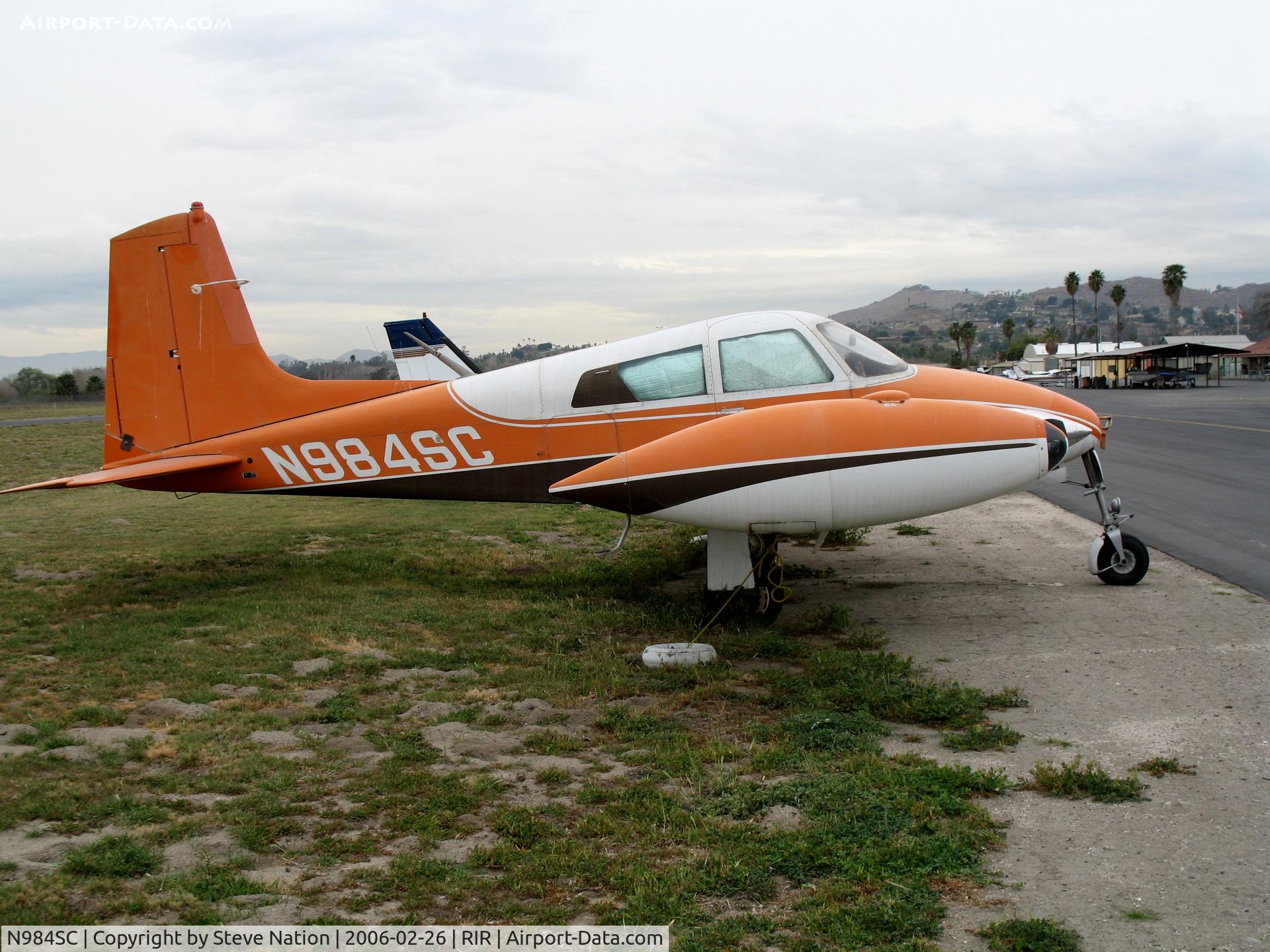 N984SC, 1956 Cessna 310 C/N 35346, 1956 Cessna 310 at Flabob Airport, CA