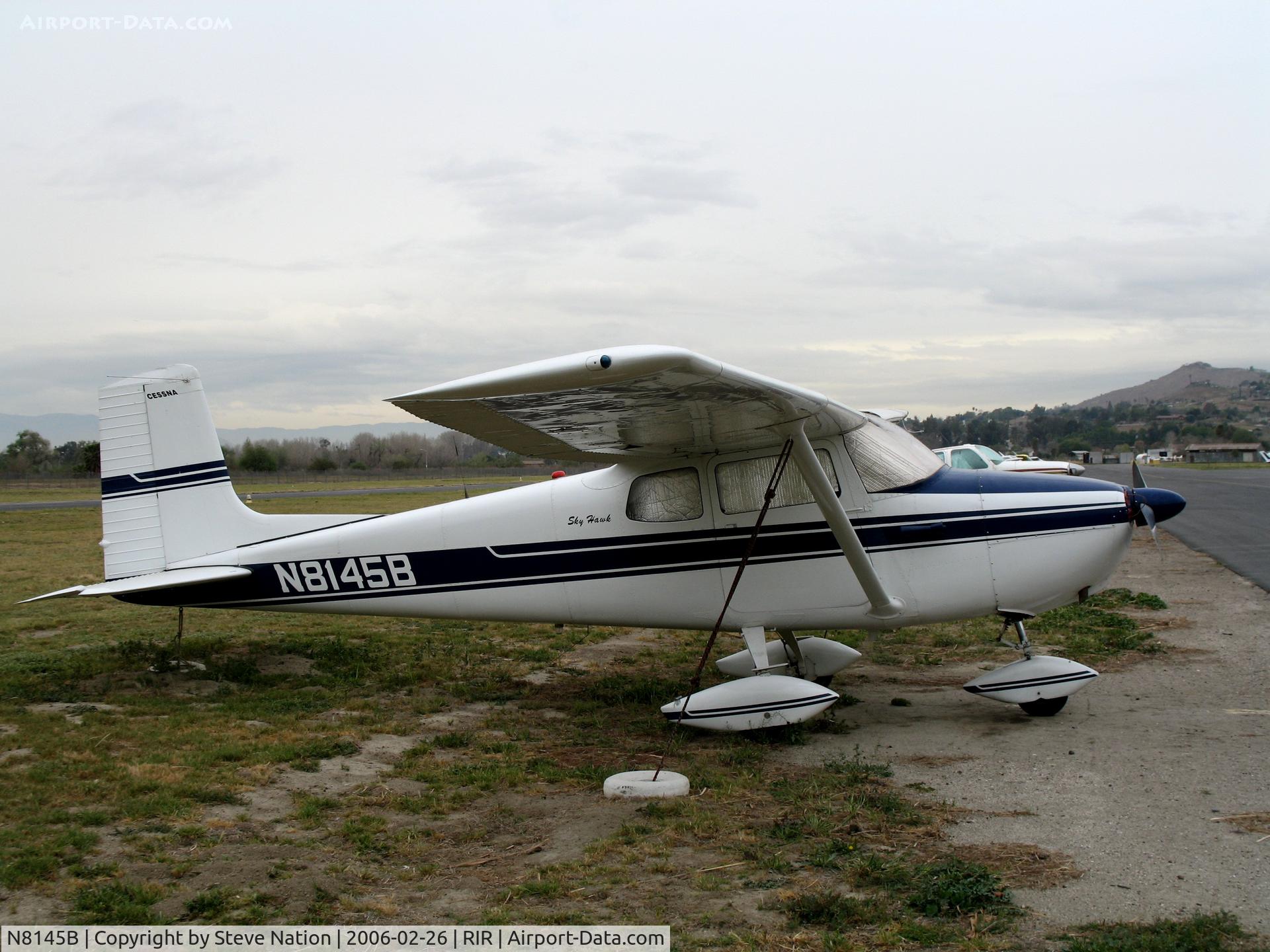 N8145B, 1957 Cessna 172 C/N 29945, 1957 Cessna 172 at Flabob Airport, CA