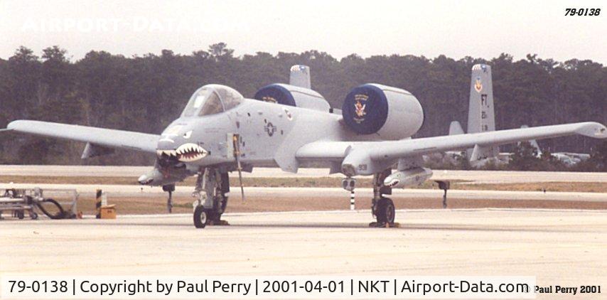 79-0138, 1979 Fairchild Republic A-10A Thunderbolt II C/N A10-0402, The Primary Demo Hog on the performer ramp.  She never got airborne that day due to severe thunderstorms