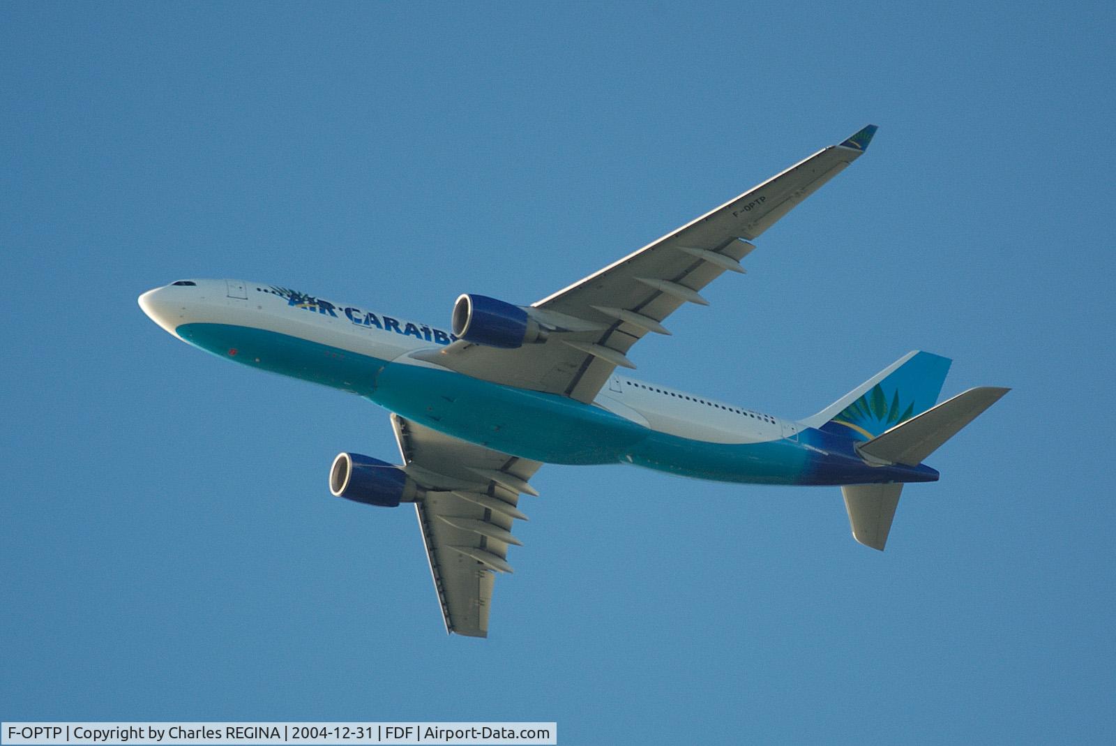 F-OPTP, 1999 Airbus A330-223 C/N 240, 3000 over the airport