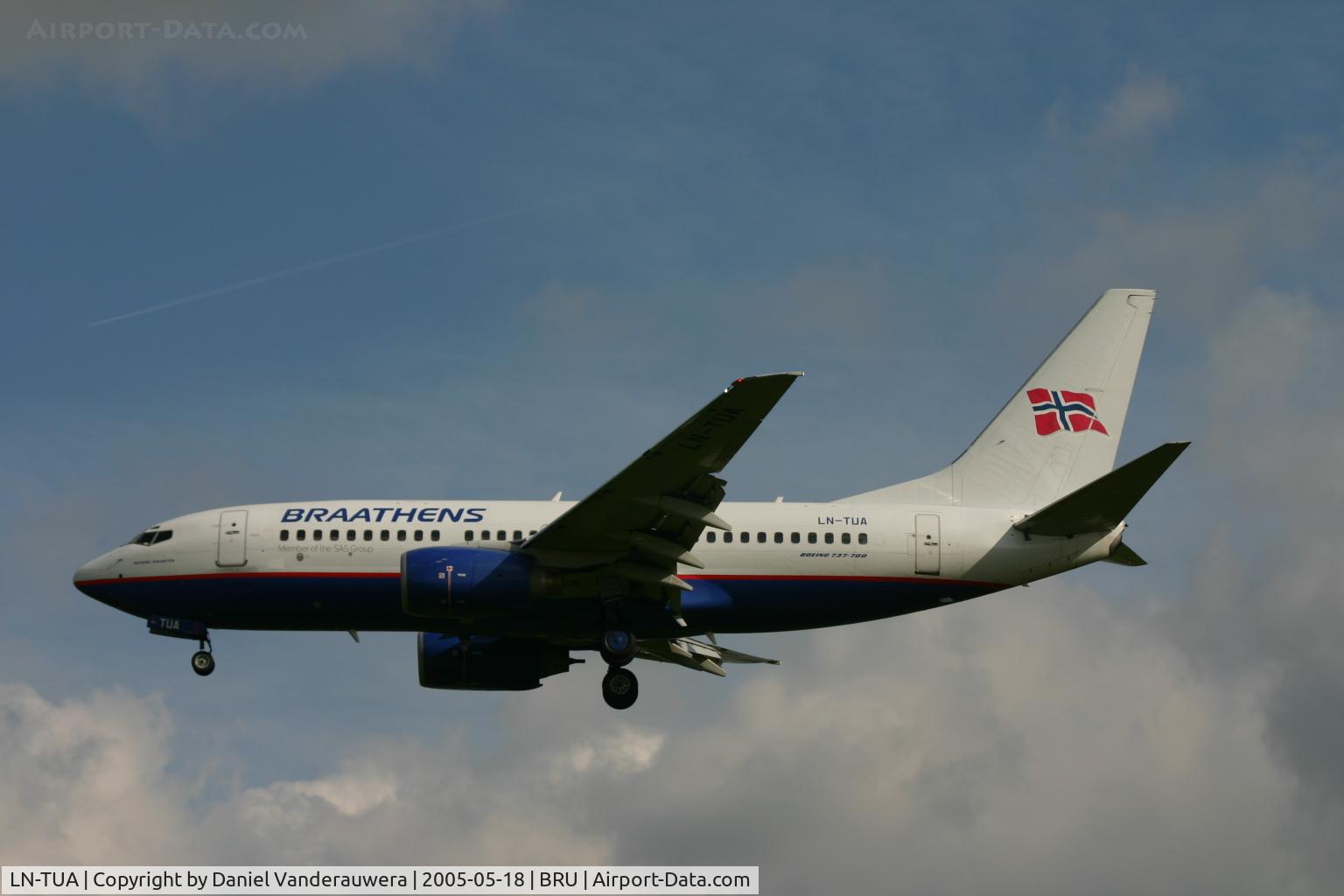 LN-TUA, 1998 Boeing 737-705 C/N 28211, Braathens i.o. SAS