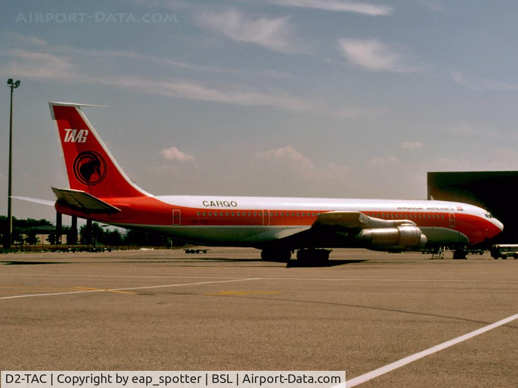 D2-TAC, 1965 Boeing 707-349C C/N 18975, Parked in the Cargo-Area