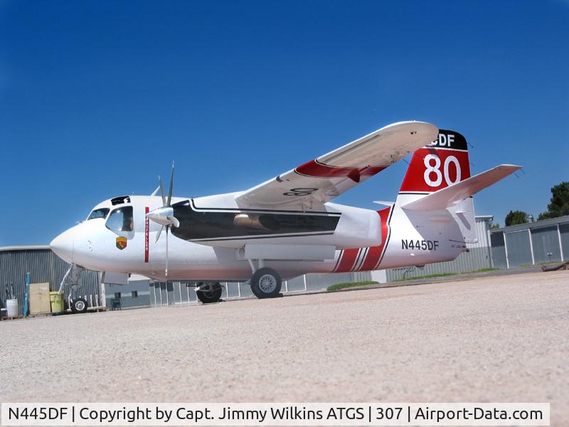 N445DF, 2004 Marsh Aviation S-2F3AT C/N 152345, T-80 At Hollister Air Base 2005