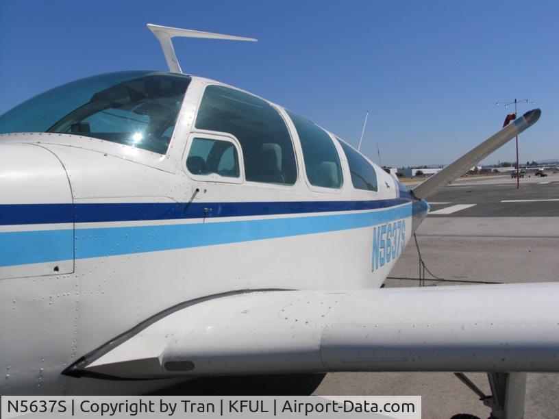 N5637S, 1966 Beech V35 Bonanza C/N D-8160, N5637S