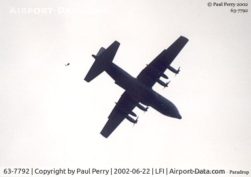 63-7792, 1963 Lockheed C-130E-LM Hercules C/N 382-3860, The first jumper is away, and the demo has started.