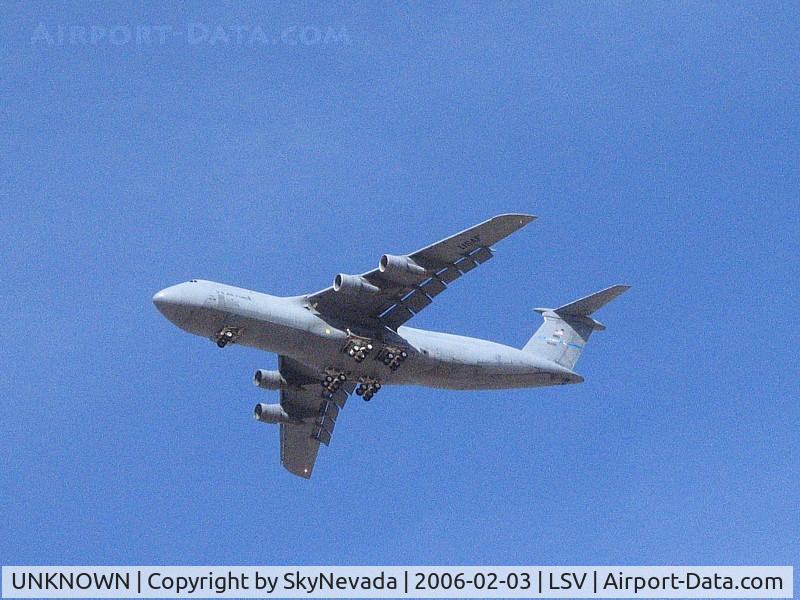 UNKNOWN, Miscellaneous Various C/N unknown, C5 Galaxy @ Nellis AFB returning from Red Flag