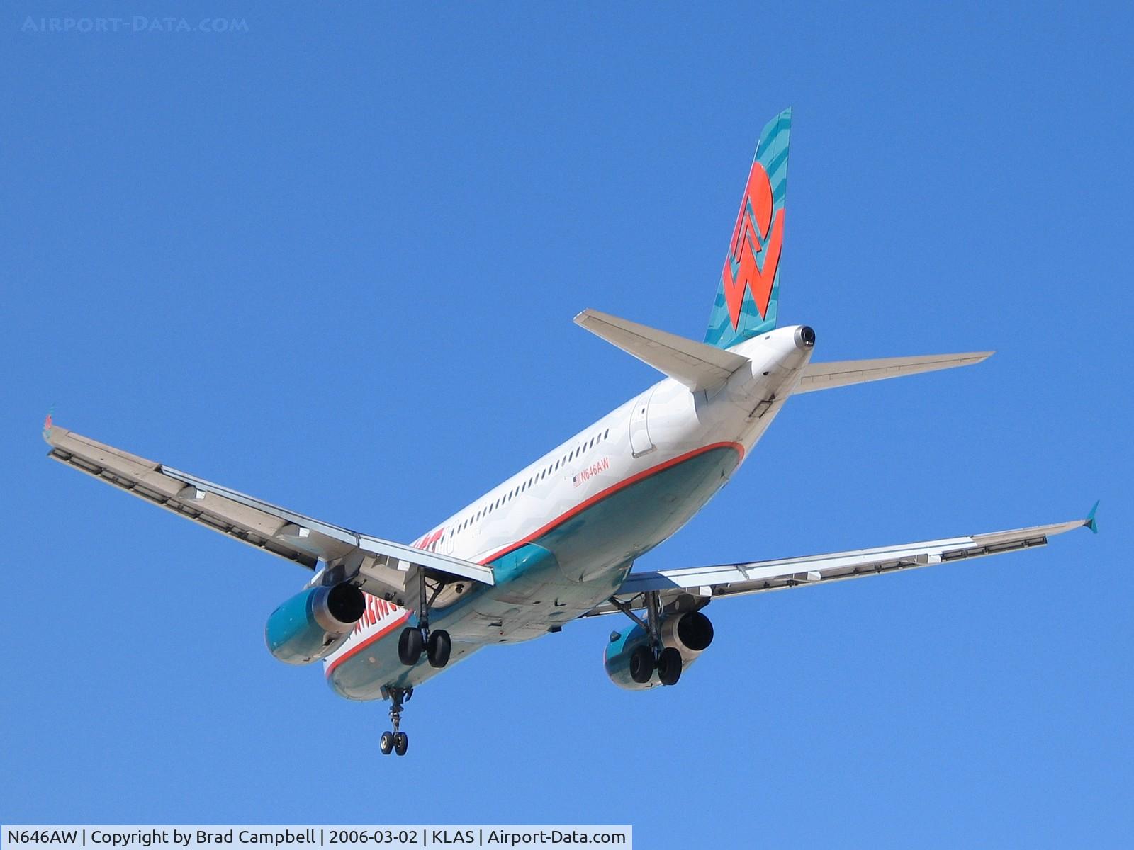 N646AW, 1992 Airbus A320-231 C/N 271, America West Airlines / 1992 Airbus Industrie A320-231