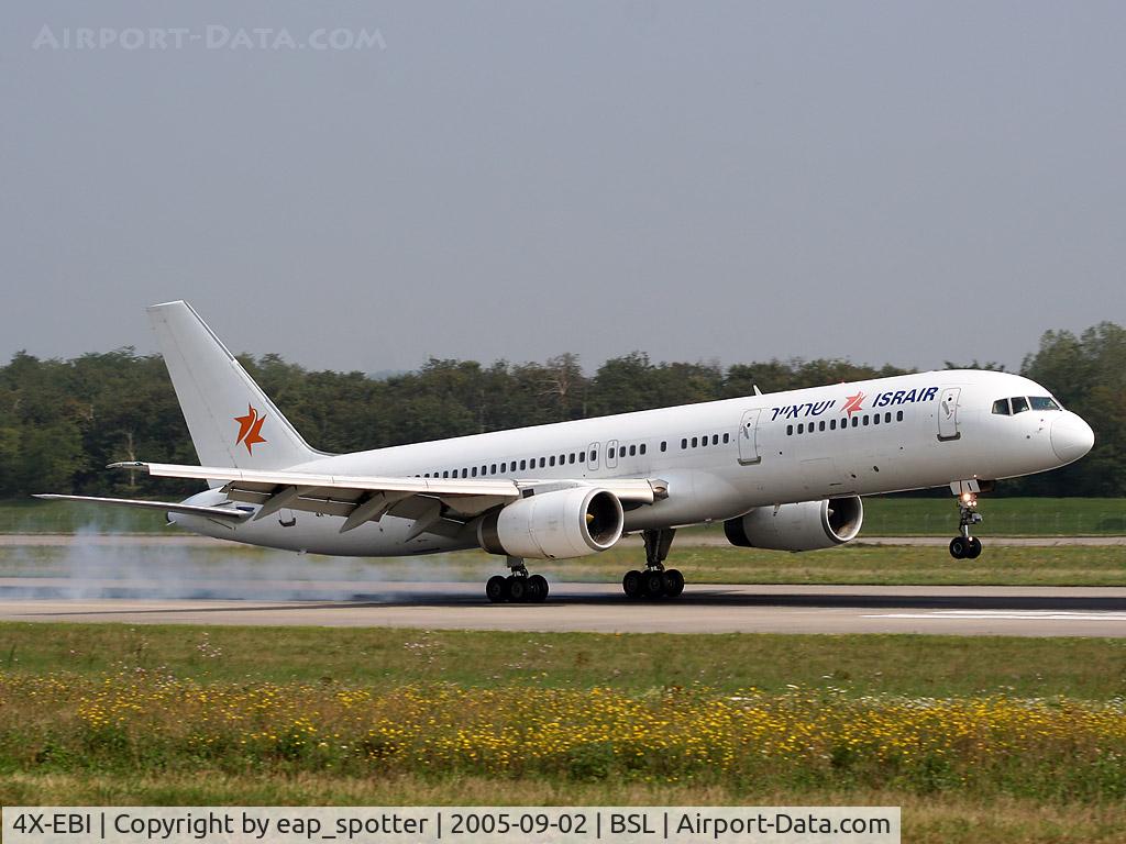 4X-EBI, 1997 Boeing 757-258 C/N 27622, Coming from Israel landing on runway 16