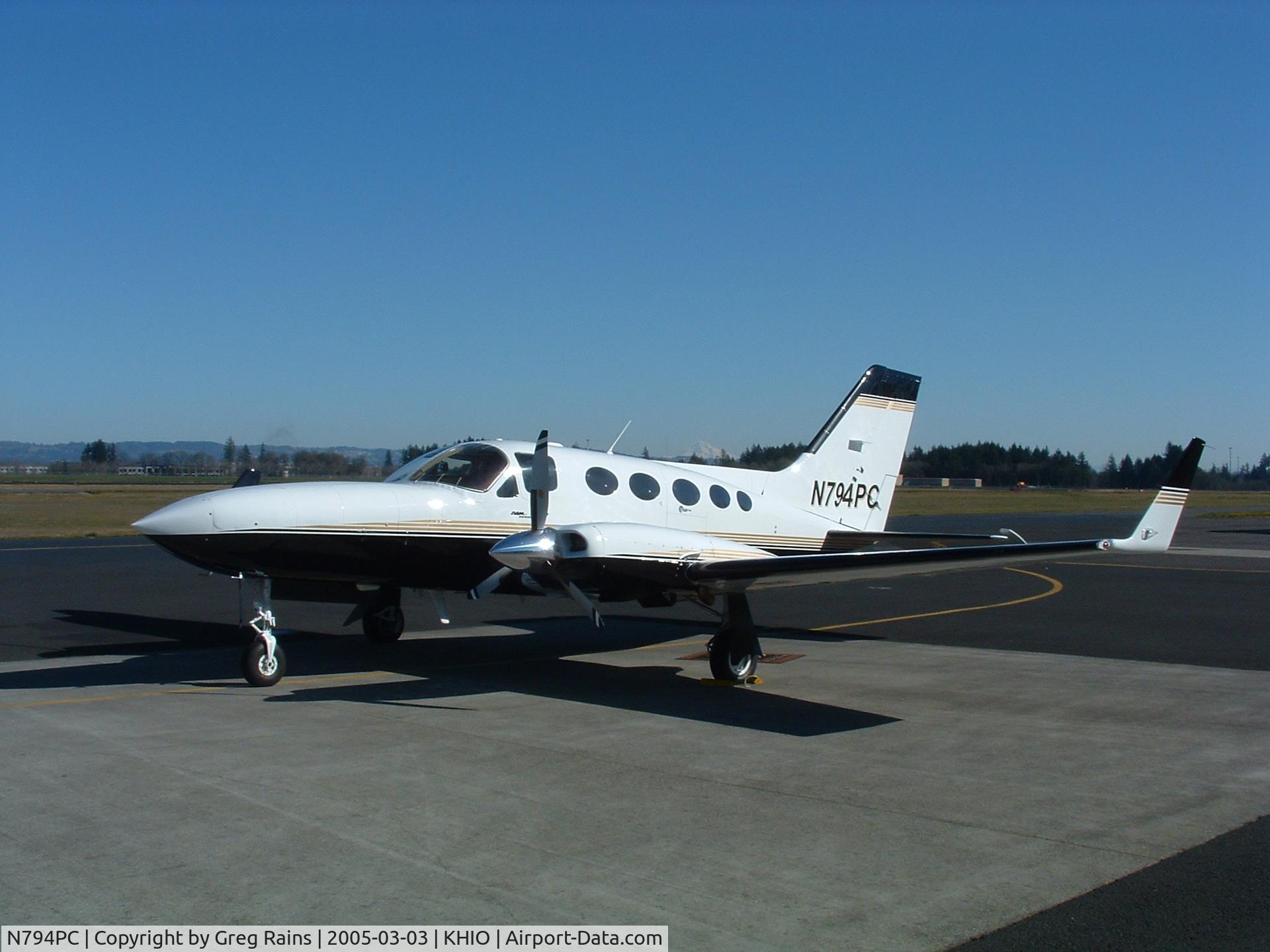 N794PC, 1978 Cessna 414A Chancellor C/N 414A0098, Prior to departing for Crescent City, CA on an Angel Flight.