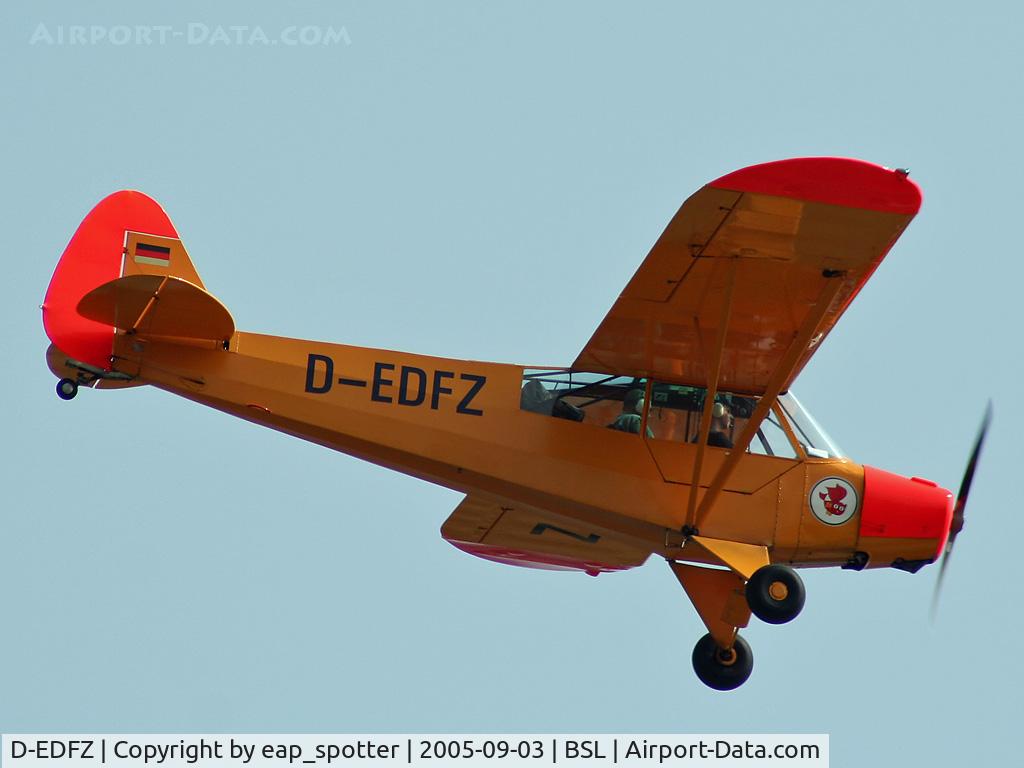 D-EDFZ, 1954 Piper L-18C Super Cub (PA-18-95) C/N 18-3427, Landing on Runway 16