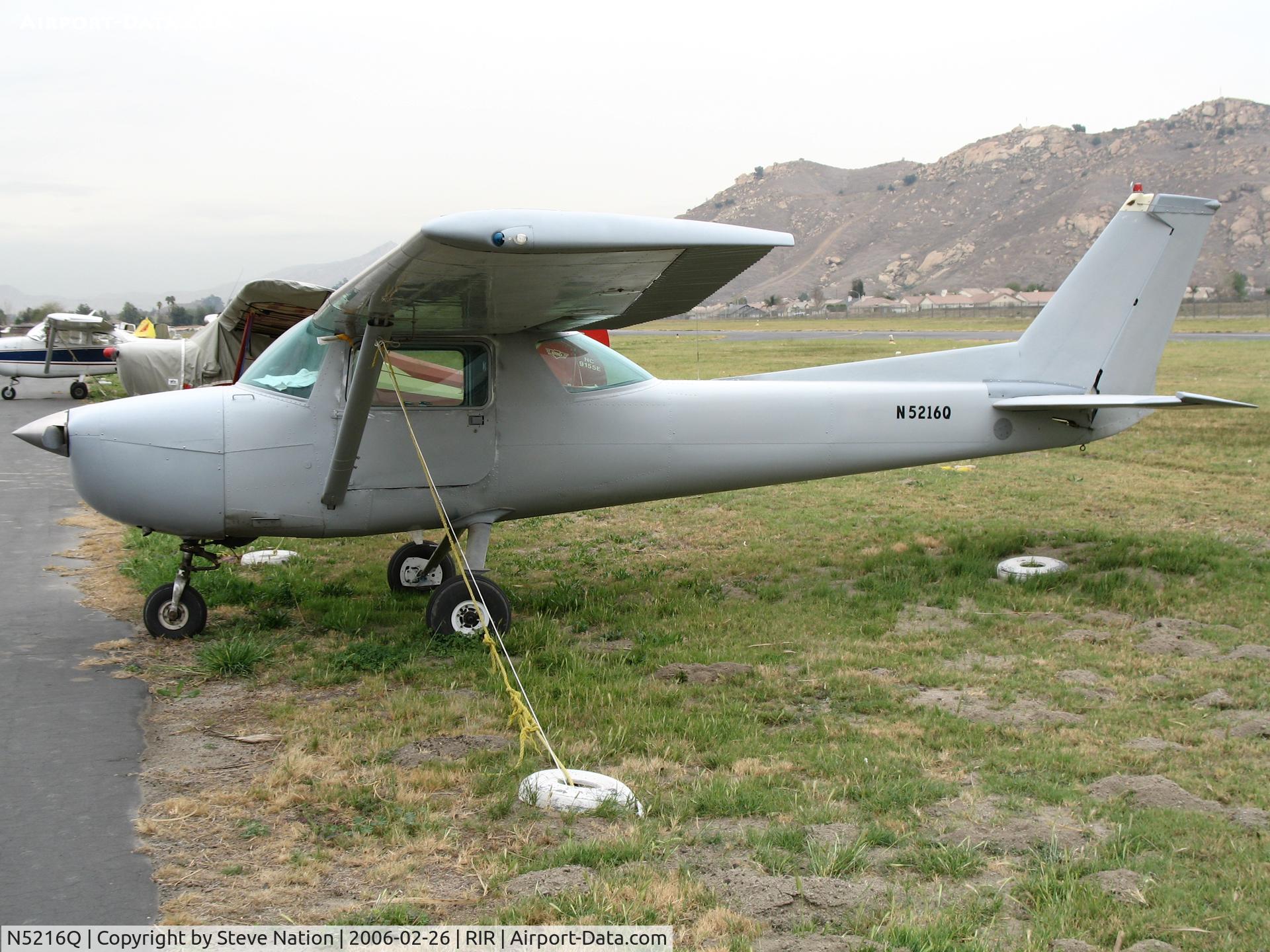N5216Q, 1971 Cessna 150L C/N 15073116, 1971 Cessna 150L at Flabob Airport (Riverside, CA) just before the storm!