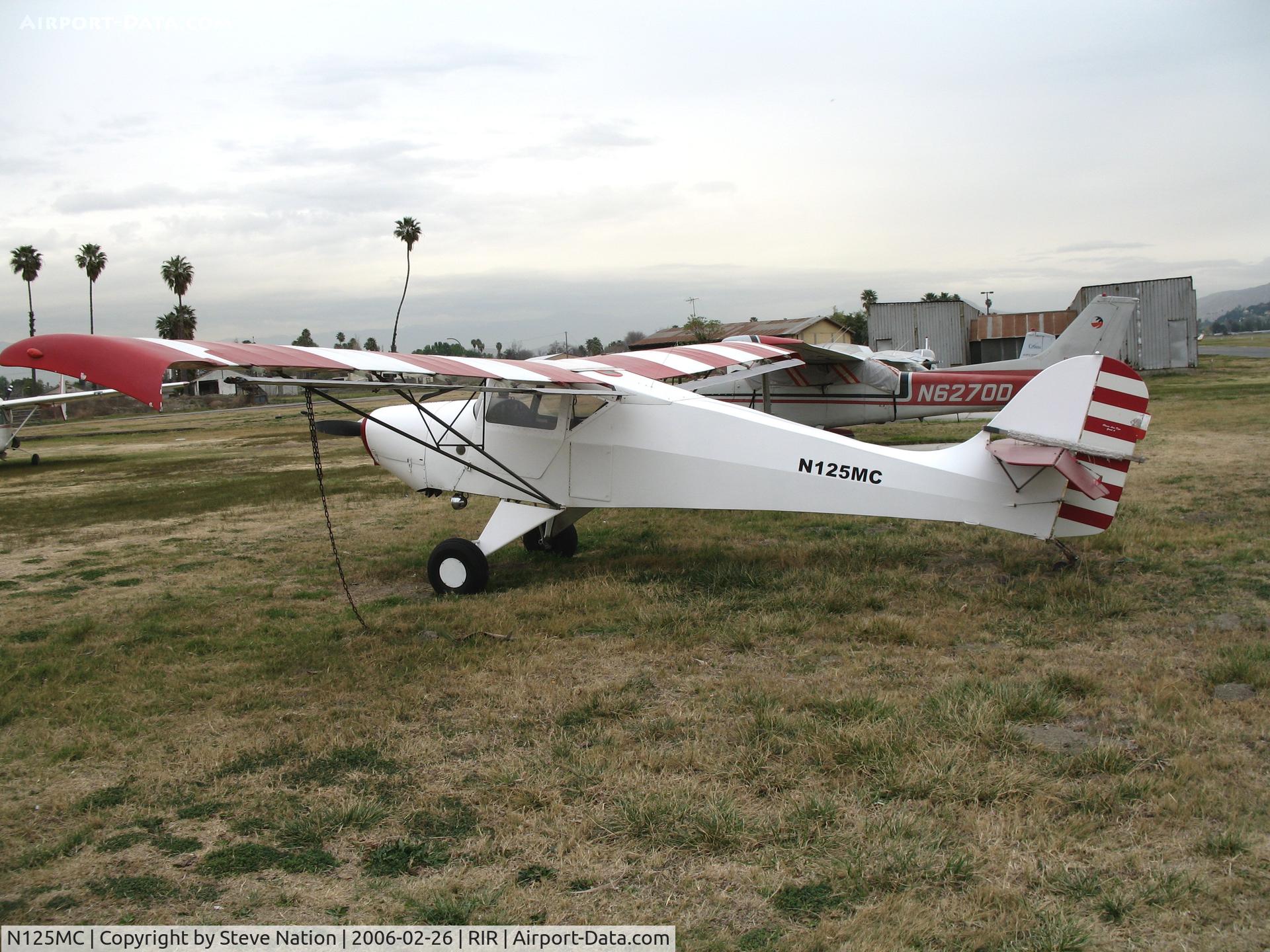 N125MC, 1991 Rans MT Coyote C/N 1001, 1991 James Tomash MT COYOTE homebuilt at Flabob Airport (Riverside, CA) just before the storm!