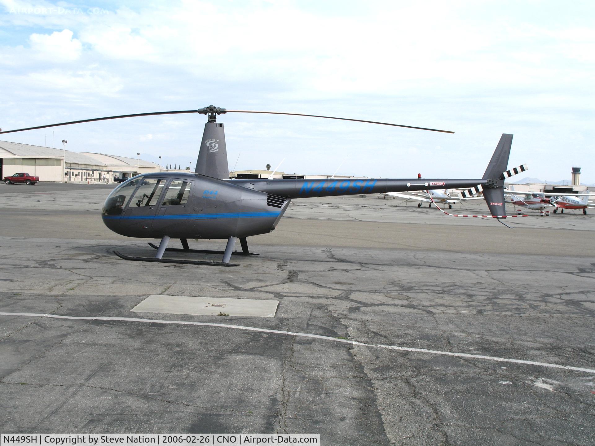 N449SH, 2005 Robinson R44 II C/N 10627, Silver State Helicopters 2005 Robinson R-44 II at Chino, CA