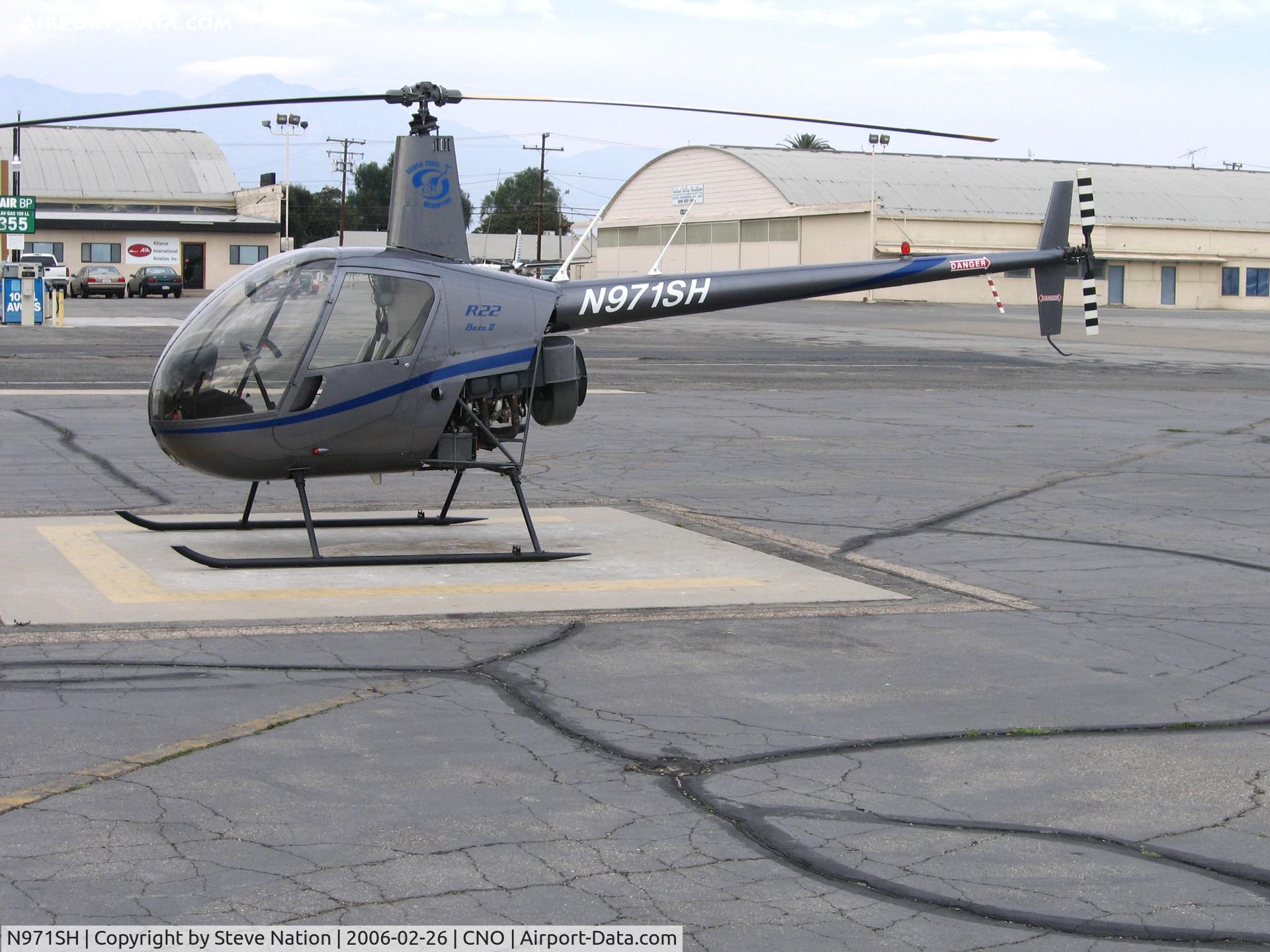 N971SH, Robinson R22, Silver State Helicopters 2005 Robinson R22 Beta at Chino, CA